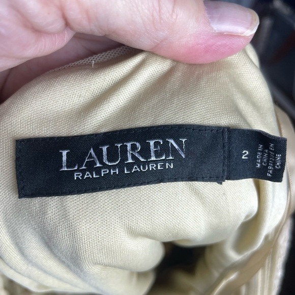 Lauren Ralph Lauren BLACK LABEL Sequin Off-Shoulder Cocktail Dress Size 2 - Picture 7 of 17